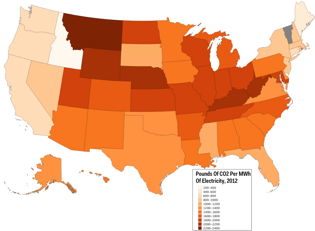 EPA 2012 carbon intensity